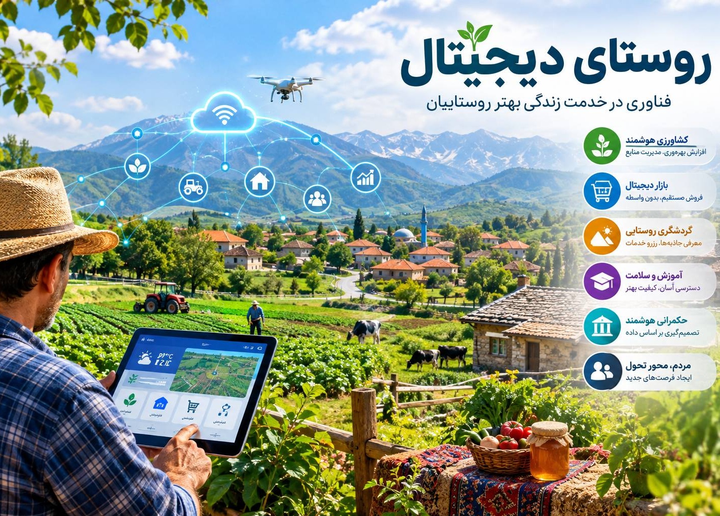 روستای دیجیتال؛ از روستای سنتی تا جامعه هوشمند